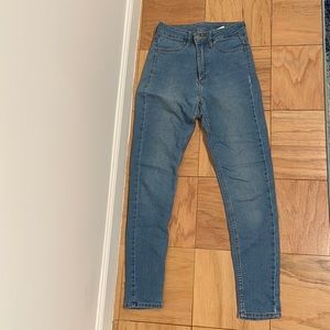 Skinny high waist ankle jeans, size 27